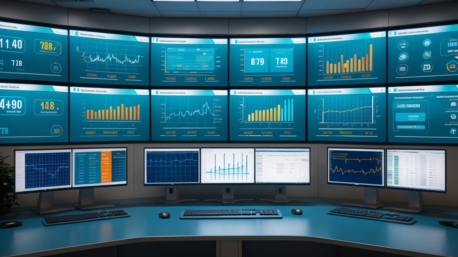 MPC Kontrollraum für Kühlhauslogistik
