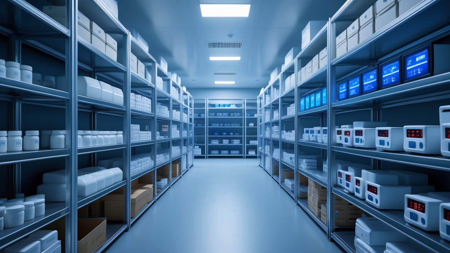 Pharma-Kühlhaus mit GDP-Compliance