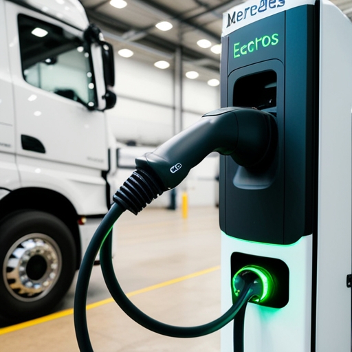 E-Lkw Ladestation im Depot