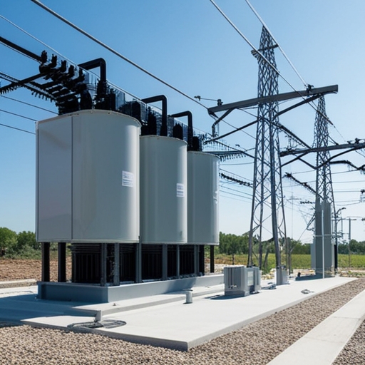 Transformatorstation Netzanschluss