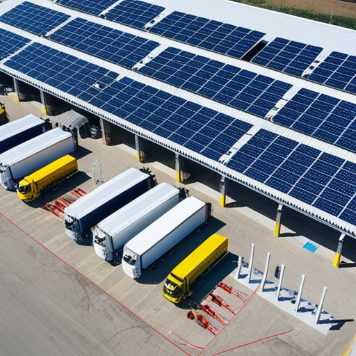 Solaranlagen auf Depot-Dach