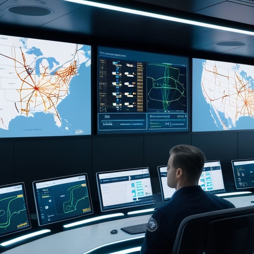 KI-Routenoptimierung Kontrollzentrum