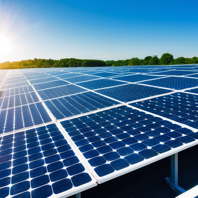 Large-scale solar farm